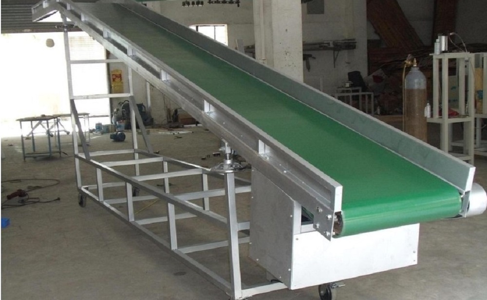 Green PVC Belt Conveyor